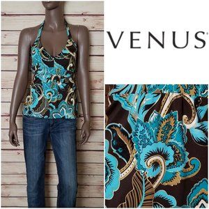 VENUS Swim Top with Gold Linings